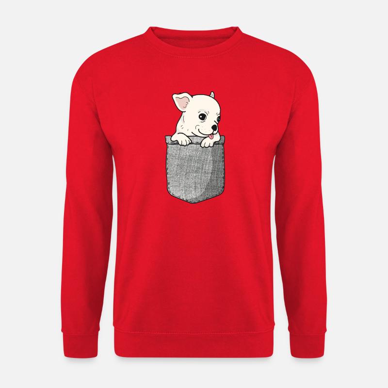 Chihuahua Chihuahueño Pocket - Unisex Pullover - Rot