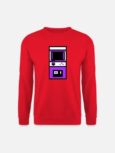 Nostalgic Arcade Automat Gamer - Unisex Sweatshirt - red