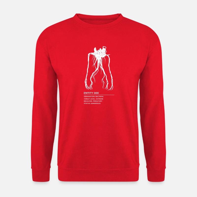 Backrooms Entity 0 white - Unisex Pullover - Rot