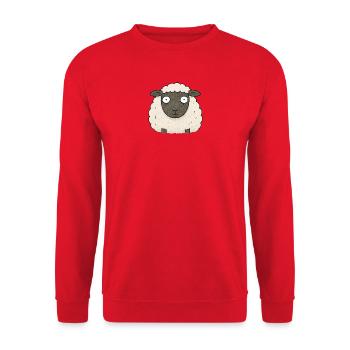 PETITS ACTIVISTES | Moutons - Sweat-shirt Unisexe - rouge - Devant - Alina (178cm) & Michal (187cm)