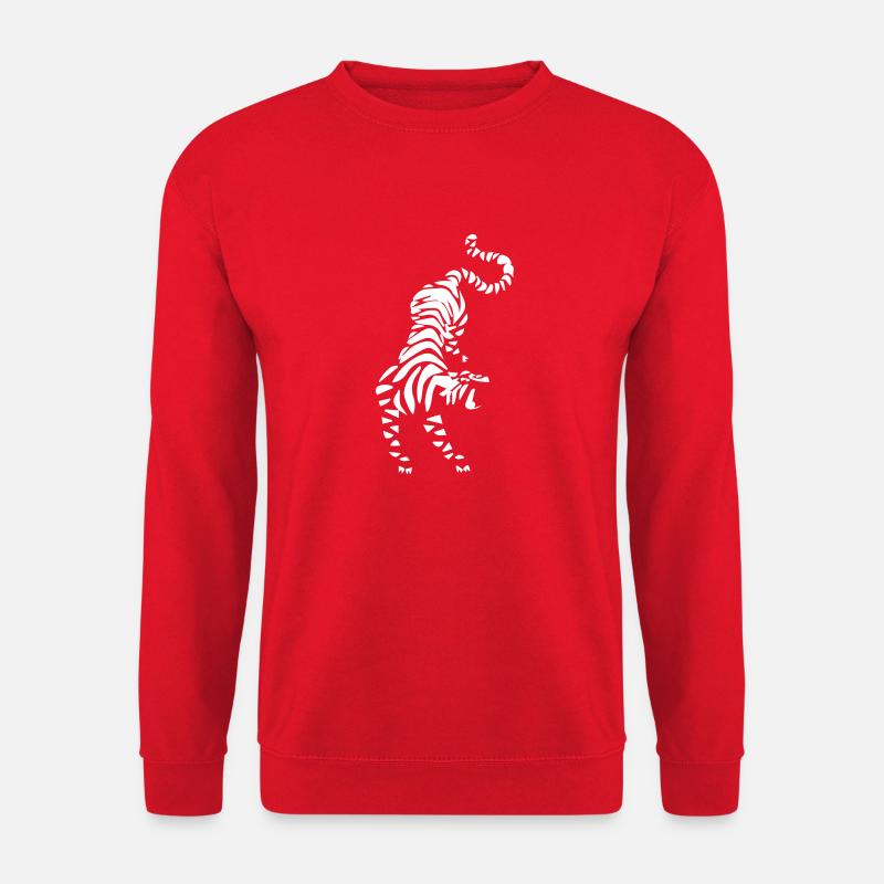 tiger - Unisex Pullover - Rot