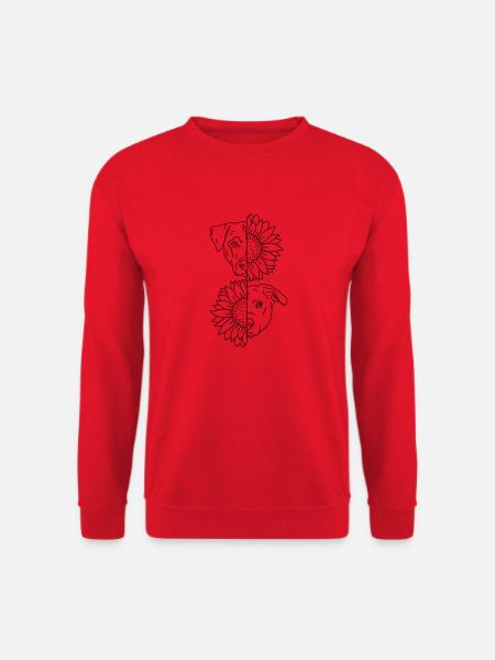 dog - Unisex Sweatshirt - red
