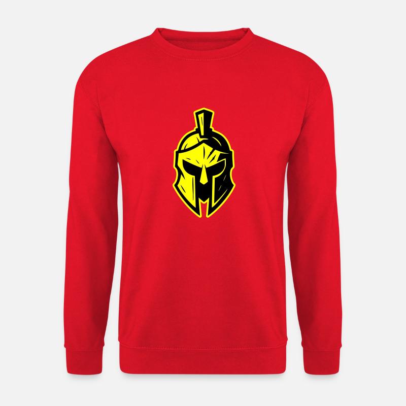 Spartaner Gladiator Helm Sparta - Unisex Pullover - Rot