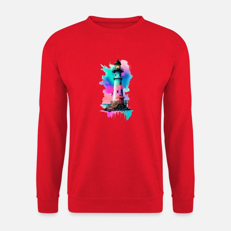 Leuchtturm - Unisex Pullover - Rot