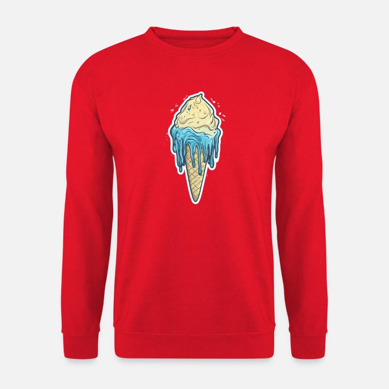 Eiscreme Eis - Unisex Pullover - Rot