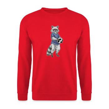 Joueurs de football raton laveur Sports de football - Sweat-shirt Unisexe - rouge - Devant - Alina (178cm) & Michal (187cm)