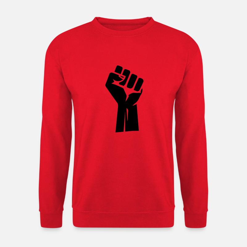 La Révolution d'abord - Sweat-shirt Unisexe - rouge