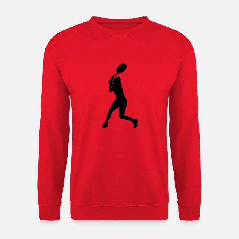 Frau Tennis - Unisex Pullover - Rot