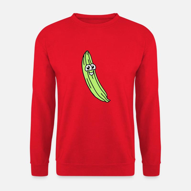 süße Gurke - Unisex Pullover - Rot