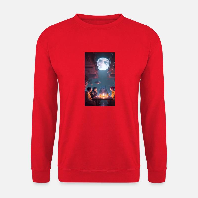 Space man - Unisex Sweatshirt - red