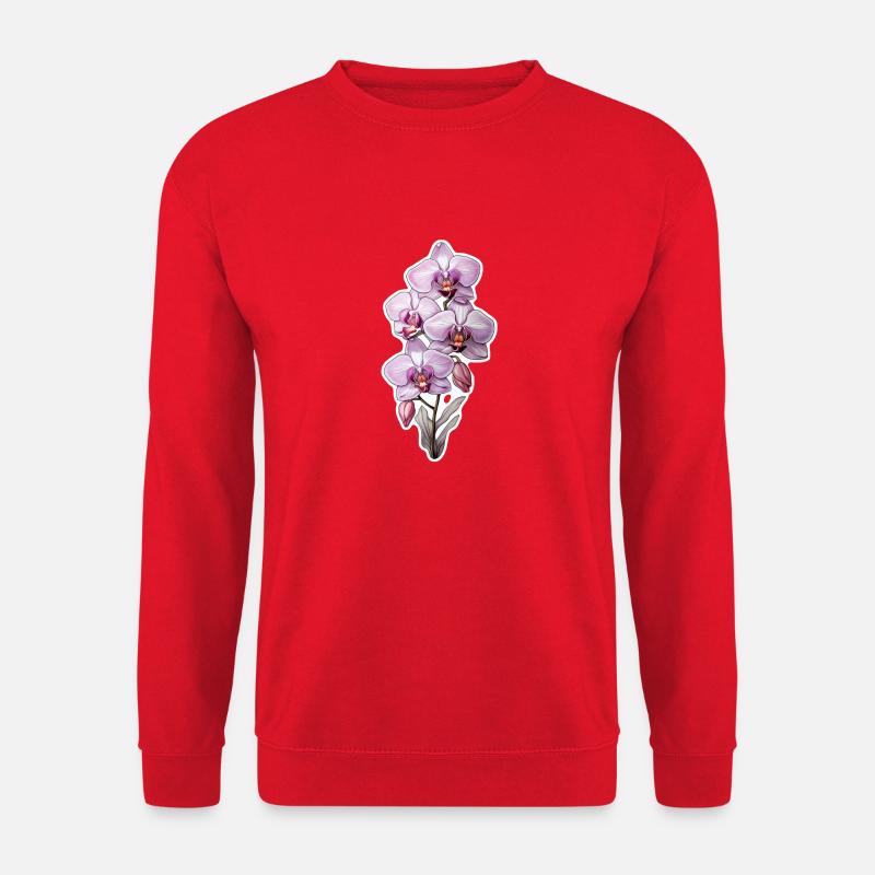 Orchidee - Unisex Pullover - Rot