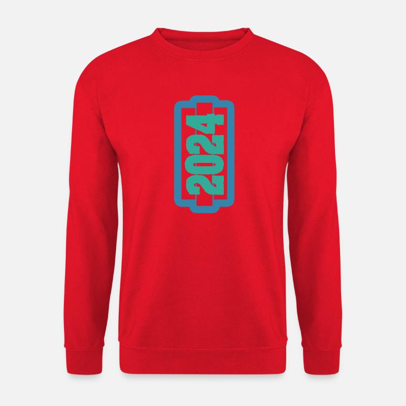 Jahr 2024 - Unisex Pullover - Rot