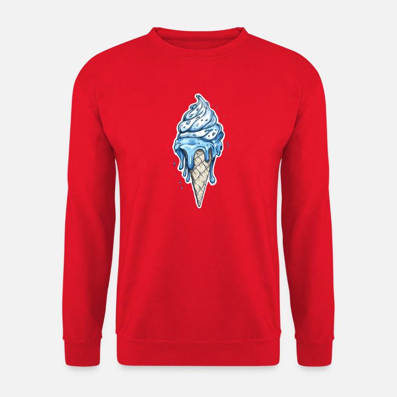 Eiscreme Eis - Unisex Pullover - Rot