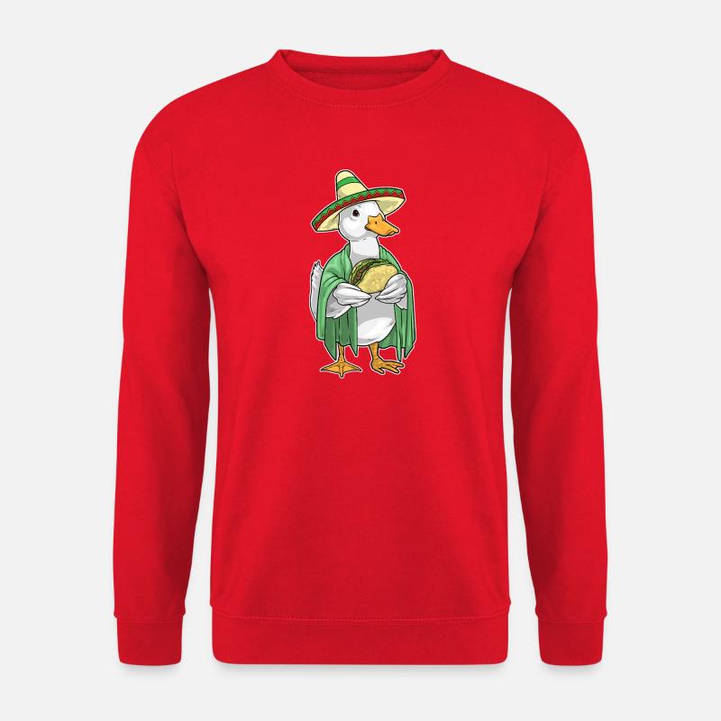 Ente Taco - Unisex Pullover - Rot