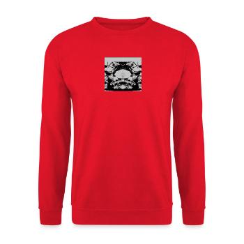 Maske - Unisex Pullover - Rot - Vorne - Alina (178cm) & Michal (187cm)