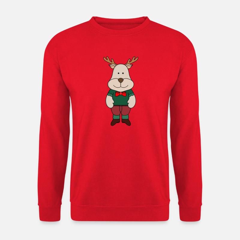 A cute deer - Unisex Sweatshirt - red