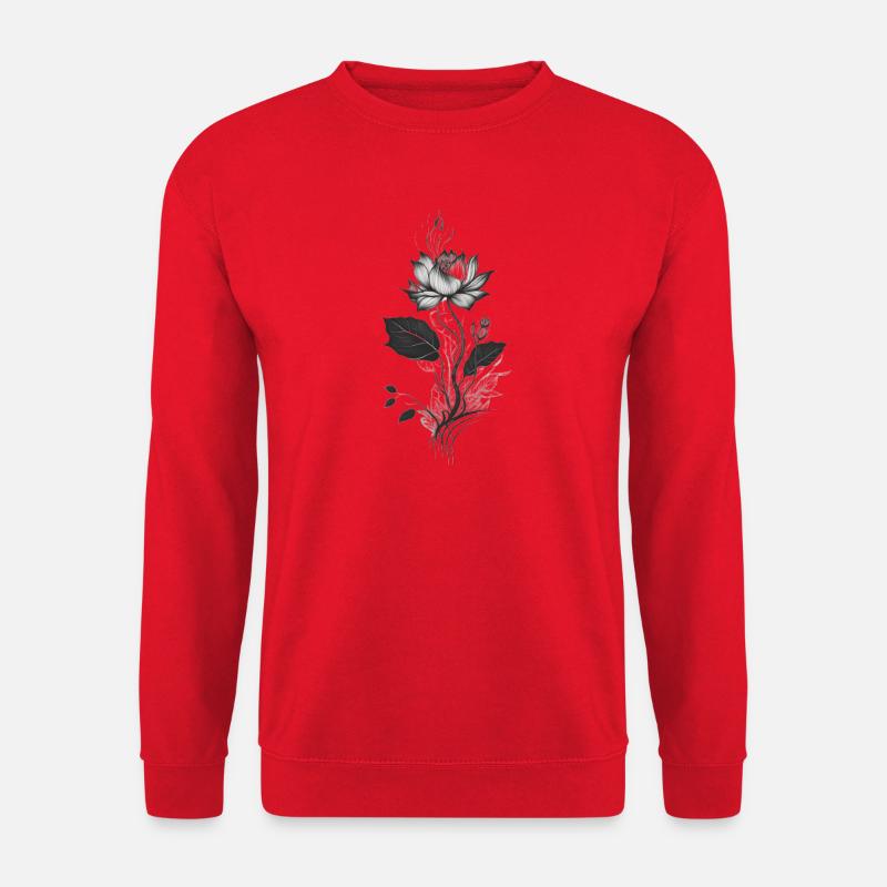 Lilie - Unisex Pullover - Rot