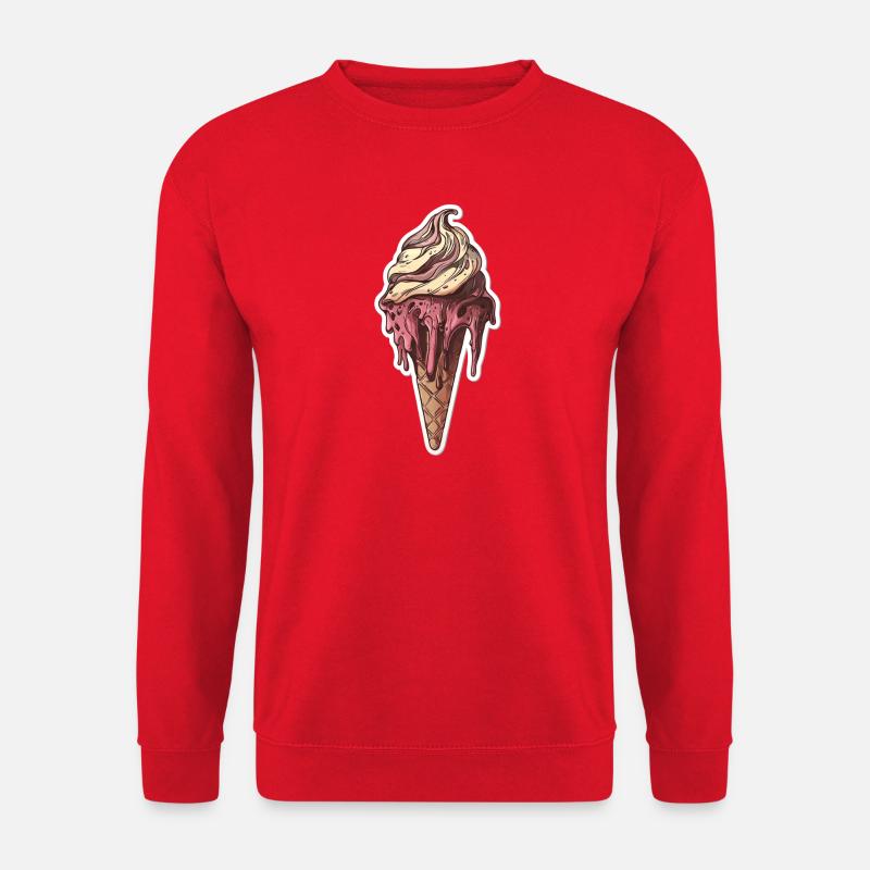 Eiscreme Eis - Unisex Sweatshirt - red