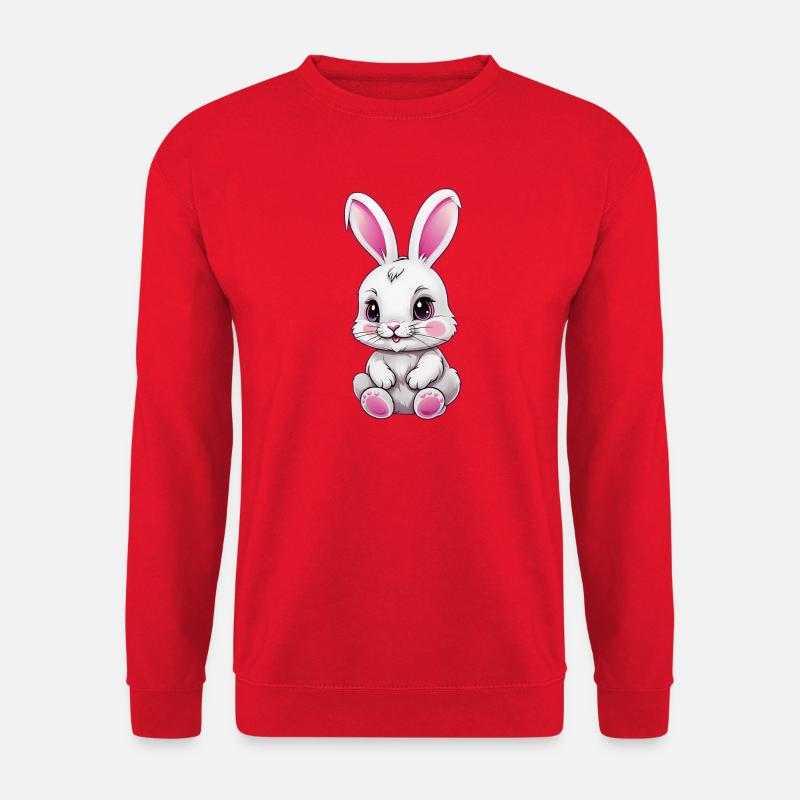 Häschen - Unisex Pullover - Rot