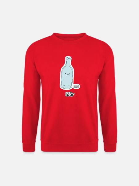 läär – Flasche Meme - Unisex Pullover - Rot