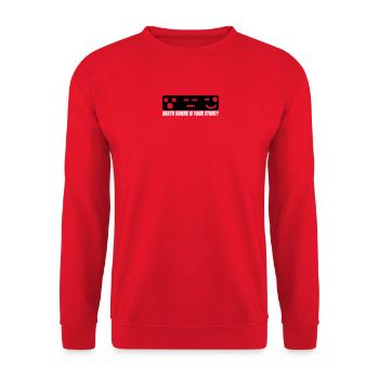 Death Where is your Sting? - Unisex Pullover - Rot - Vorne - Alina (178cm) & Michal (187cm)