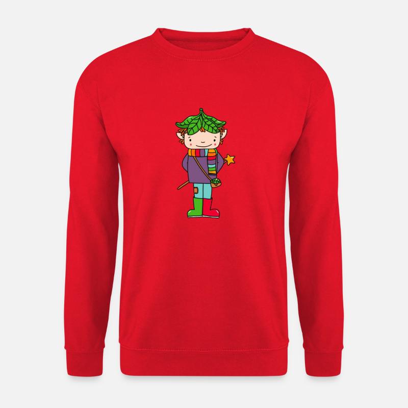 Wichtel ganz - Unisex Pullover - Rot