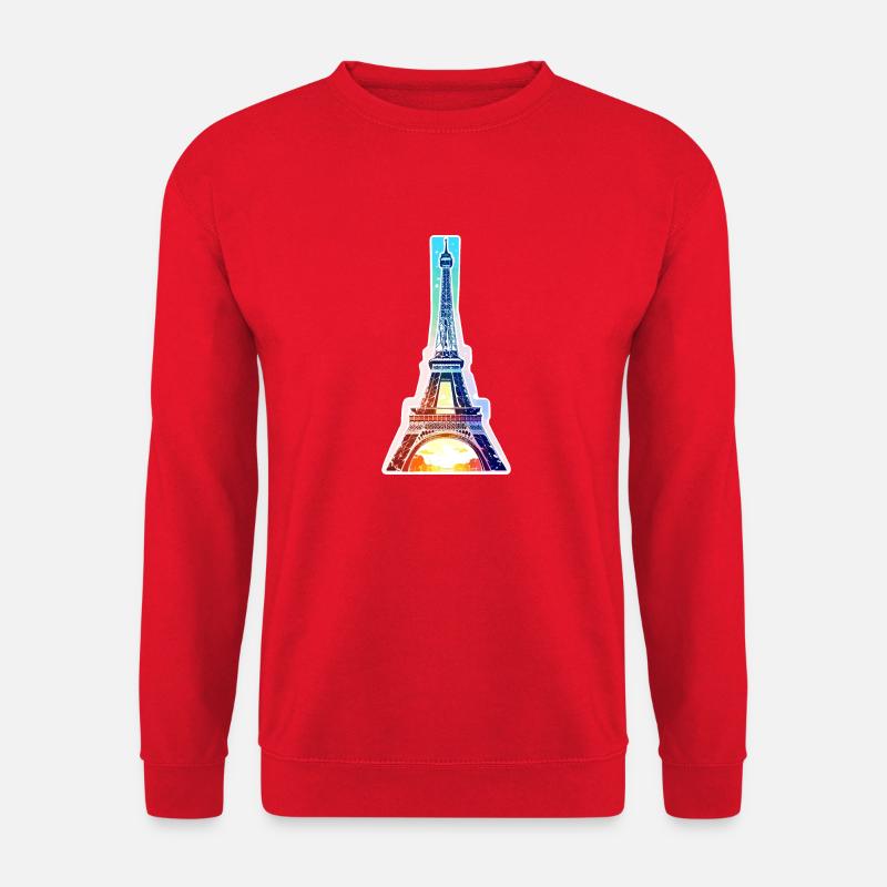 Eiffel tower #13 - Unisex Sweatshirt - red
