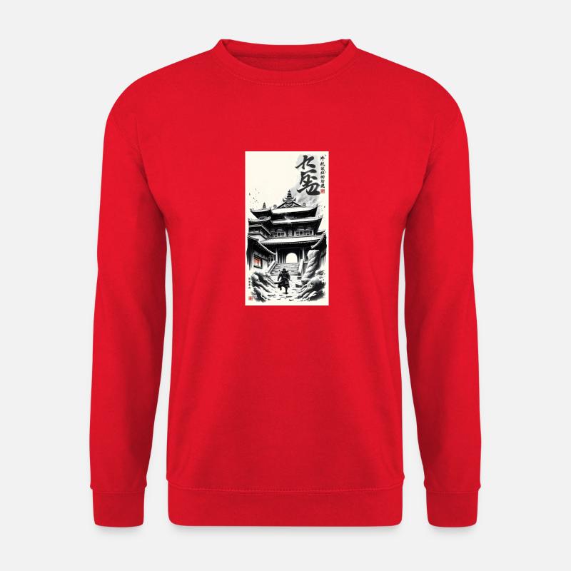 Temple - Unisex Pullover - Rot