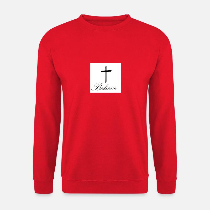 Believe - Unisex Pullover - Rot