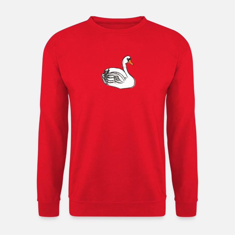 schwan swan - Unisex Pullover - Rot