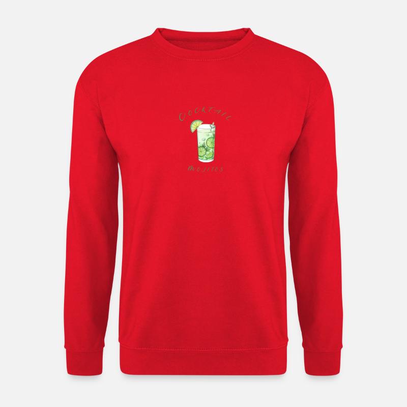 Cocktail Mojitos - Unisex Pullover - Rot