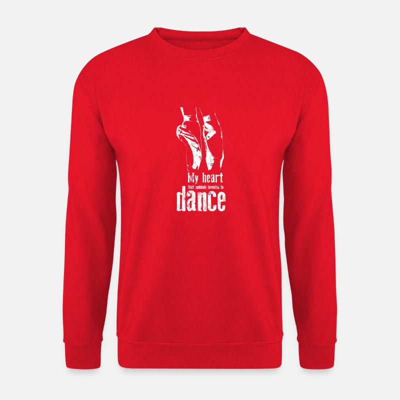 Ballett Tänzerin Ballerina - Unisex Pullover - Rot