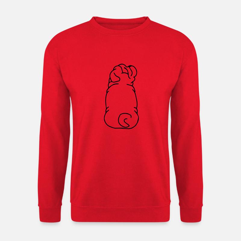 Hund Dog - Unisex Pullover - Rot