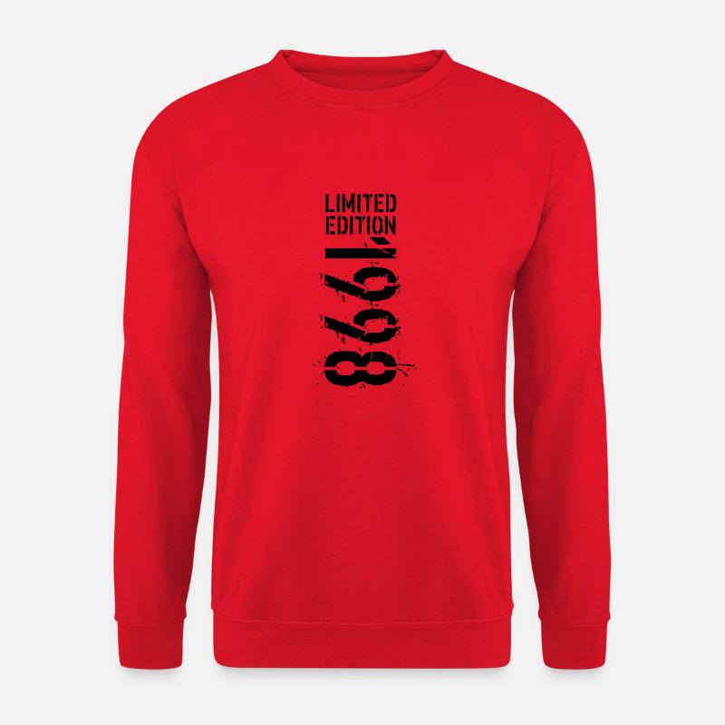 LIMITED EDITION 1998 SCHWARZ - Unisex Pullover - Rot