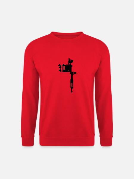 Tattoo Tätowiermaschine - Unisex Pullover - Rot