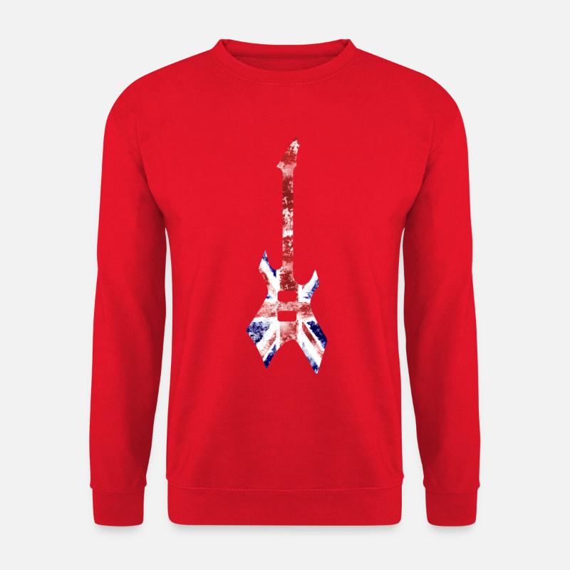 BC Rich Union Jack - Unisex Pullover - Rot