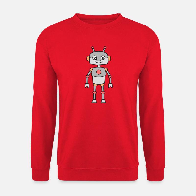 Robot - Unisex Sweatshirt - red