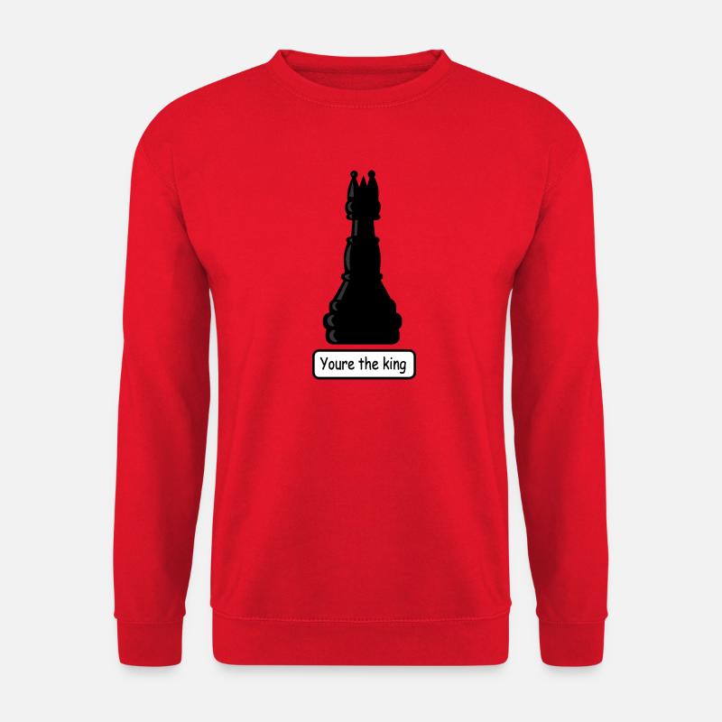 You_are_the_king - Unisex Pullover - Rot