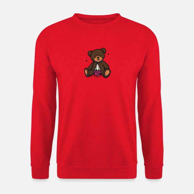 Knochen tragen Albtraum - Unisex Pullover - Rot