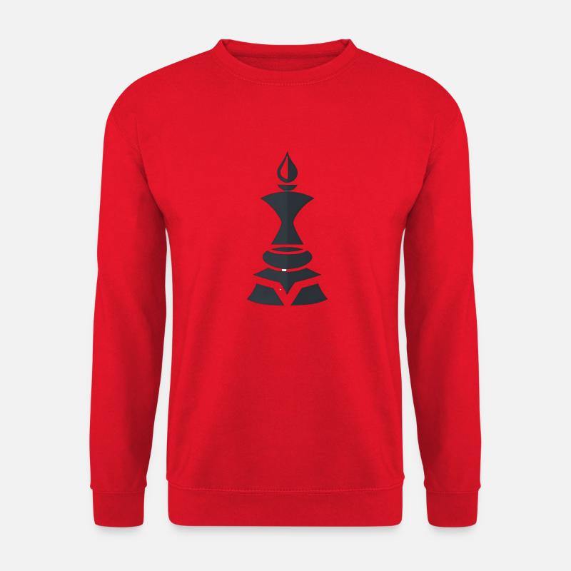 Chess Läufer - Unisex Pullover - Rot