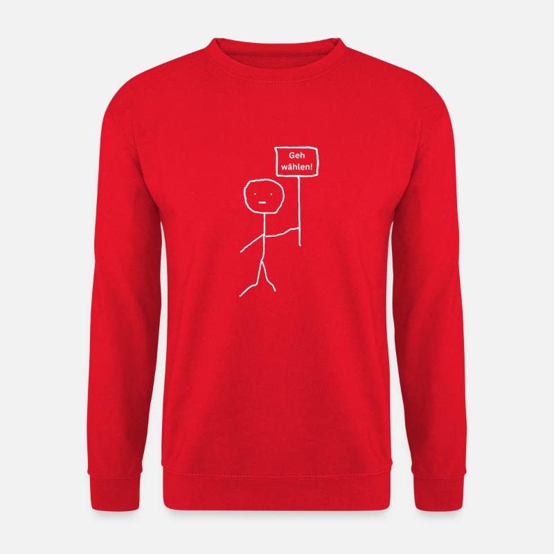wählen - Unisex Pullover - Rot