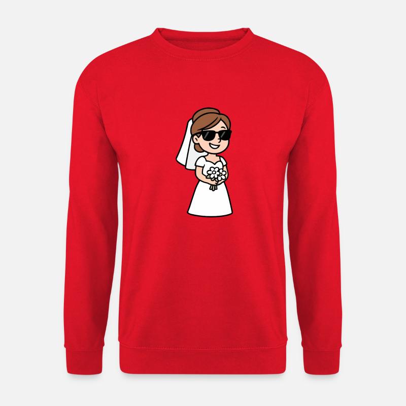 braut comic - Unisex Pullover - Rot