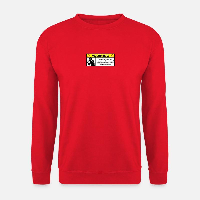 Warnung - Unisex Pullover - Rot