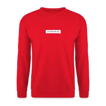 Es eskaliert eh! - Unisex Pullover - Rot - Vorne - Alina (178cm) & Michal (187cm)