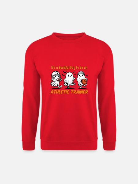 Bootiful Day, um Athletiktrainer zu werden - Unisex Pullover - Rot