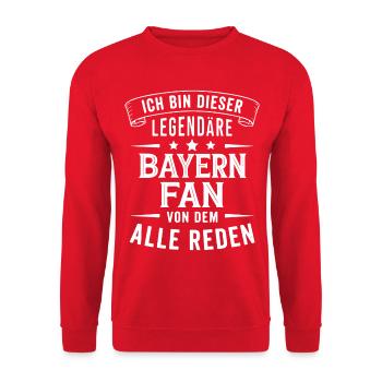 Lustiges Geschenk für Bayern - Unisex Pullover - Rot - Vorne - Alina (178cm) & Michal (187cm)
