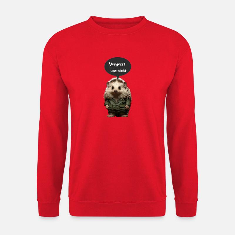 Vergesst uns nicht - Unisex Pullover - Rot