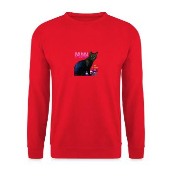 0 chatte - Sweat-shirt Unisexe - rouge - Devant - Alina (178cm) & Michal (187cm)