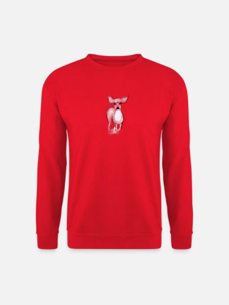 Little deer - Unisex Sweatshirt - red