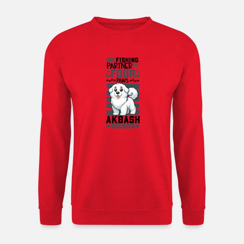 Fishing and Akbas - Unisex Sweatshirt - red